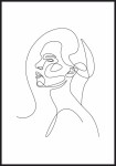 Plakat portret kobiety