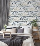 Tapeta fale oceanu i wieloryby