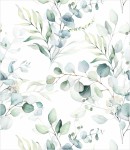 Próbka tapety kompozycja zielonych liści i gałązek