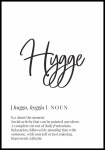 Plakat hygge definicja