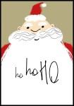 Plakat ho ho ho Mikołaj