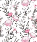 Próbka tapety polne kwiaty