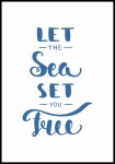 Plakat let the sea