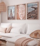 Zestaw plakatów fale