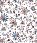 Próbka tapety kwiaty na białym tle