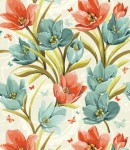 Próbka tapety radosne krokusy