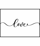 Plakat hasło love