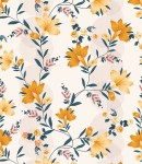 Próbka tapety jesienne róże i żonkile