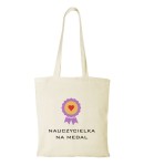 Torba bawełniana nauczycielka na medal