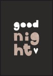 Plakat good night