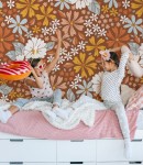 Tapeta boho retro flower