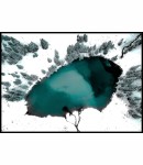 Plakat jezioro w Szwajcarii