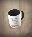 Kubek ciężko pracuję, aby mój kot