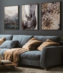 Zestaw plakatów mroźna delikatność