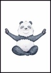 Plakat Medytująca panda