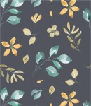 Tapeta taniec żółtych kwiatów