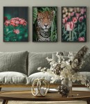 Zestaw plakatów przyroda w kolorach