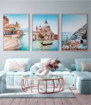 Zestaw plakatów słoneczna Italia