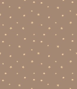 Próbka tapety gwiazdki na brązowym tle