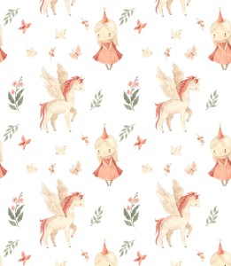 Próbka tapety horse with wings