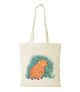 Torba bawełniana snowy capibara