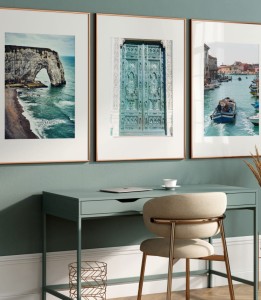 Zestaw plakatów lazurowa aura