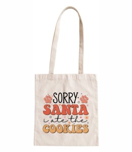 Torba bawełniana sorry Santa