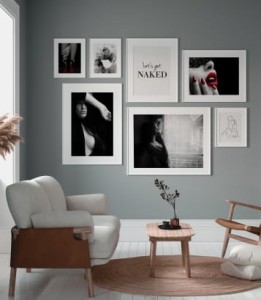 Zestaw plakatów gra zmysłów