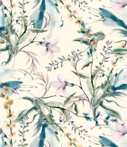 Próbka tapety field flowers