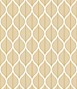 Próbka tapety geometryczne złote liście