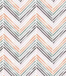 Próbka tapety zygzak malowany pędzlem