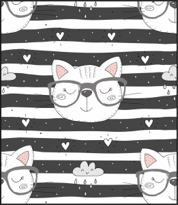 Próbka tapety śpiące kotki