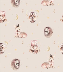 Próbka tapety leśna rodzina