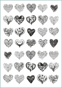 Tatuaże tymczasowe serca 02