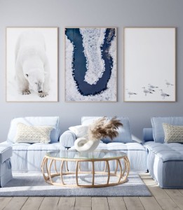 Zestaw plakatów winter life