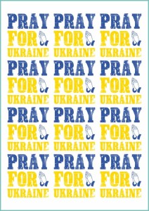 Tatuaże tymczasowe pray for Ukraine