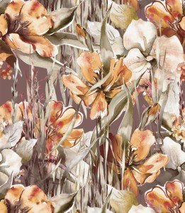 Próbka tapety spring flowers