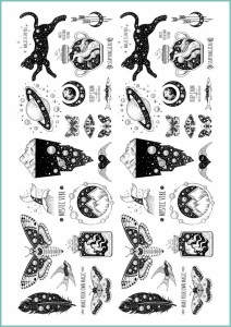 Tatuaże tymczasowe wzory astrologiczne