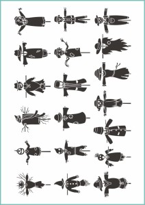 Tatuaże tymczasowe strach na wróble