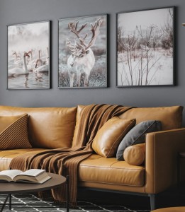 Zestaw plakatów dygocząc z zimna