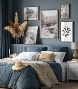 Zestaw plakatów pod śniegiem