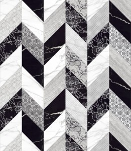 Próbka tapety marmur w jodełkę