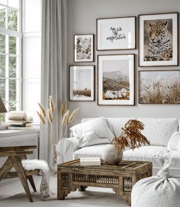 Zestaw plakatów inspirująca natura