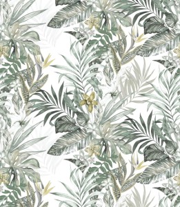 Próbka tapety wiosenna dżungla