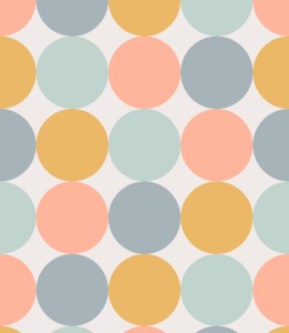 Próbka tapety pastelowe okręgi