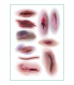 Tatuaże tymczasowe Skóra na Halloween