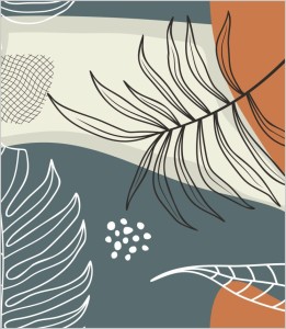 Próbka tapety tropical leaves