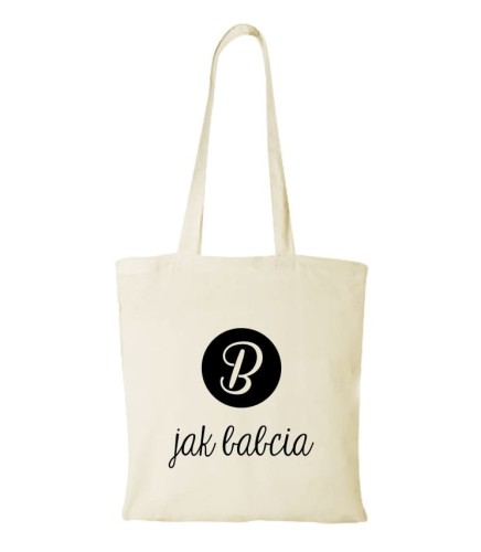 Torba bawełniana b jak babcia