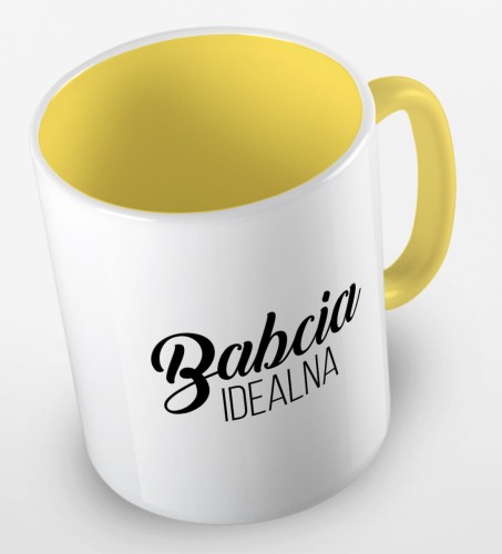 kolorowy kubek babcia idealna 01 - żółty.jpg