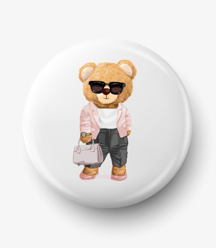 Button bear doll working